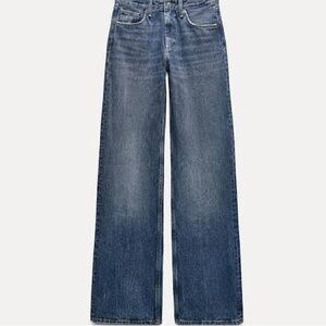 NWOT ZARA High-Rise Wide Leg Jeans in